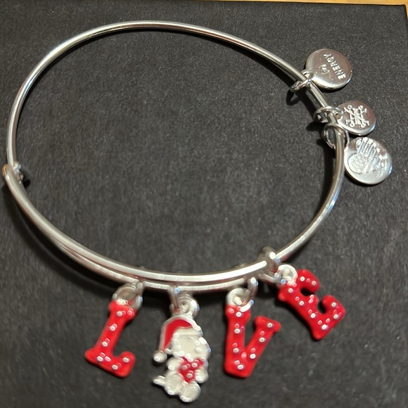 Alex and Ani Snoopy LOVE Bracelet - Picture 2 of 2